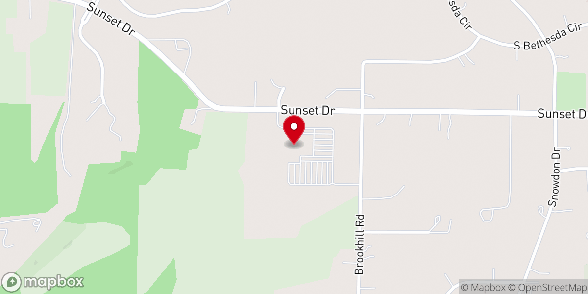 Map showing location of RiverGlen Christian Church
