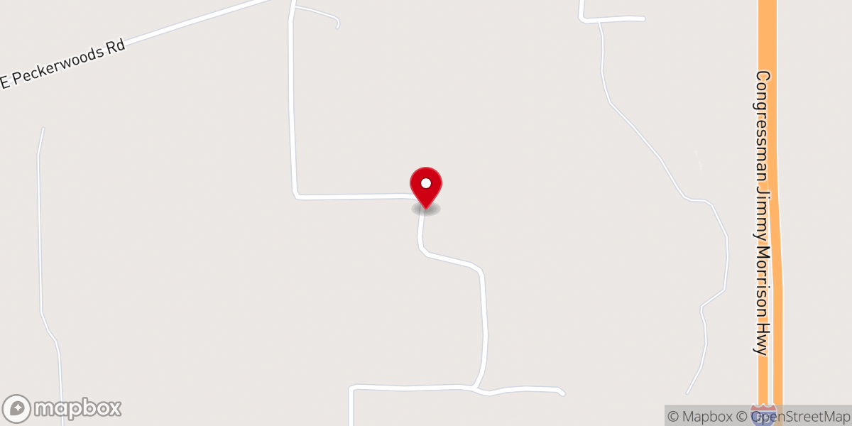 Map showing location of Gaines Chapel