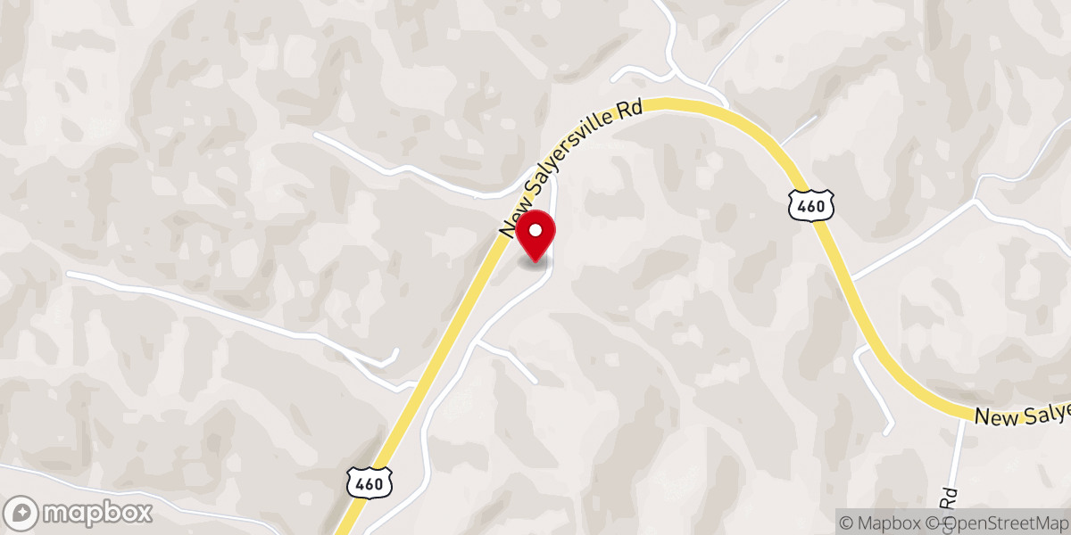 Map showing location of Fairview Freewill Baptist Church