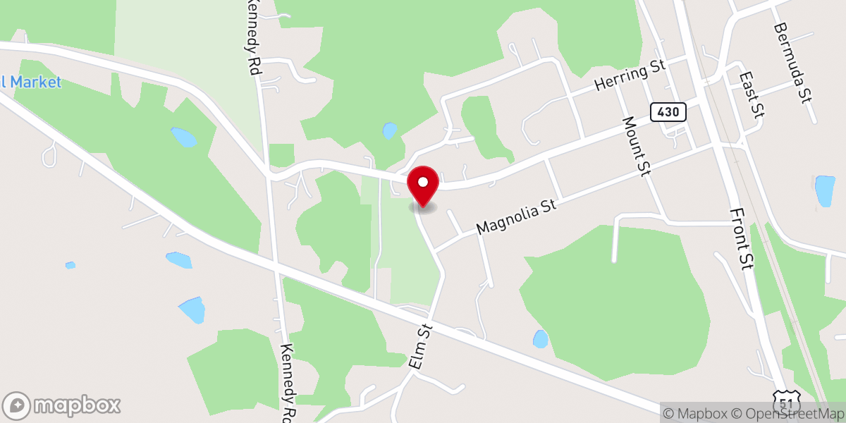 Map showing location of St James Church of God-Christ