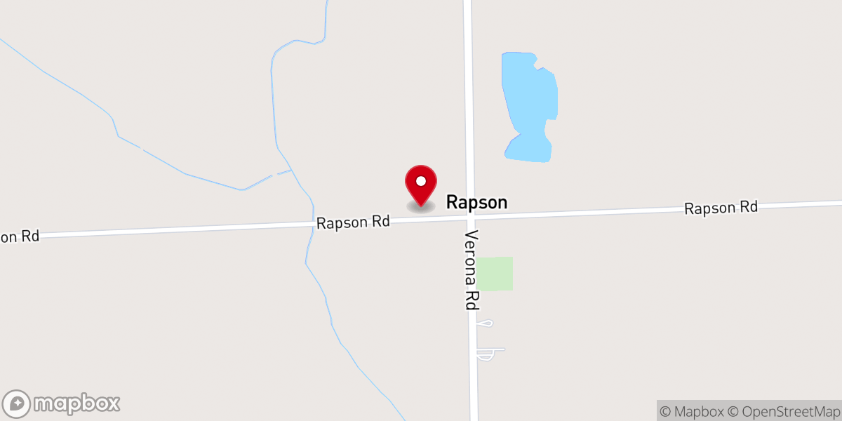 Map showing location of St Joseph Catholic Church (St. Hubert Parish)