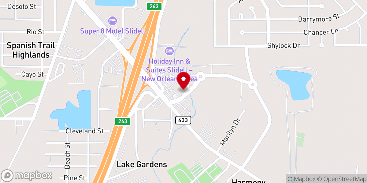 Map showing location of Common Ground Church
