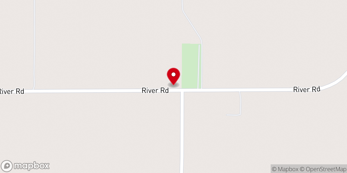 Map showing location of Bethel Missionary Baptist Church