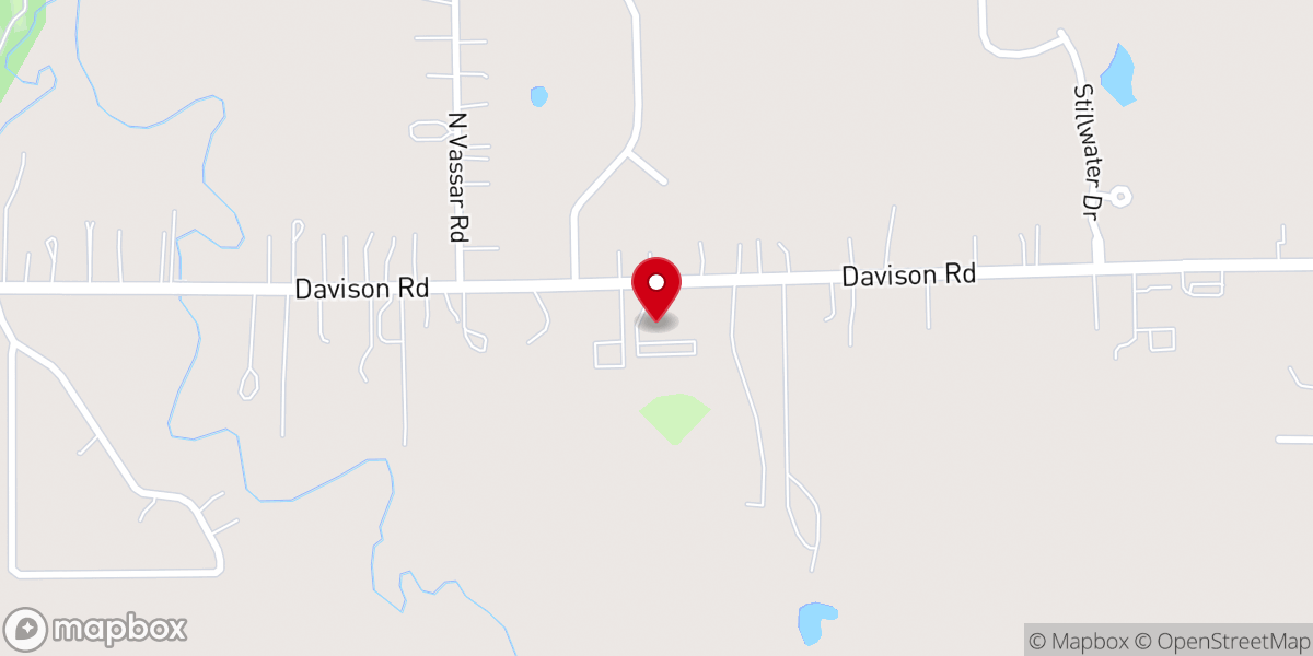 Map showing location of Friendship Free Will Baptist Church