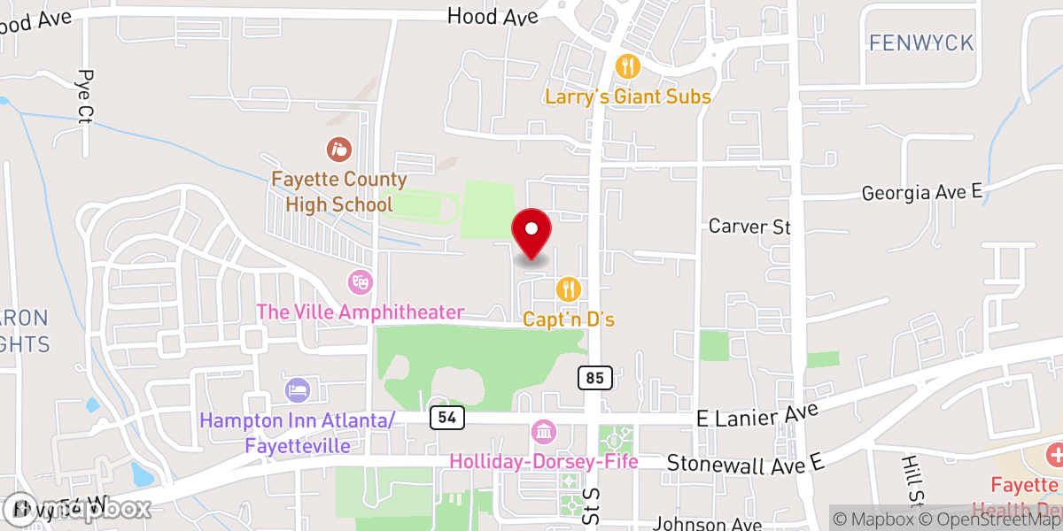 Map showing location of Destiny Christian Center International