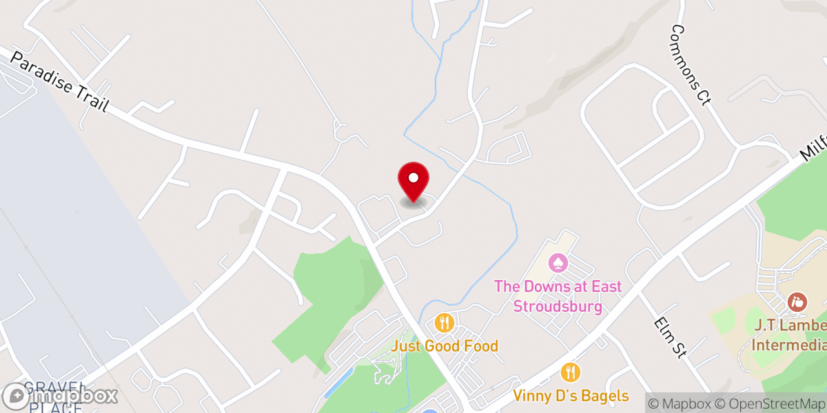 Map showing location of Bethel Life Center
