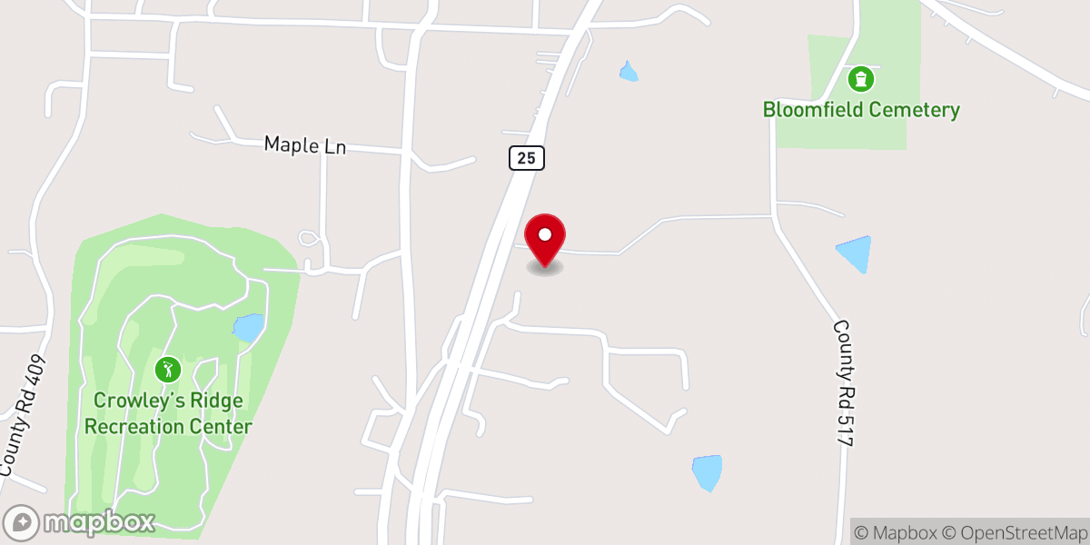 Map showing location of Rivers Of Life Ministries