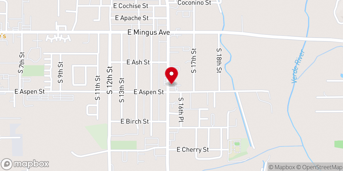 Map showing location of Graceway Bible Church
