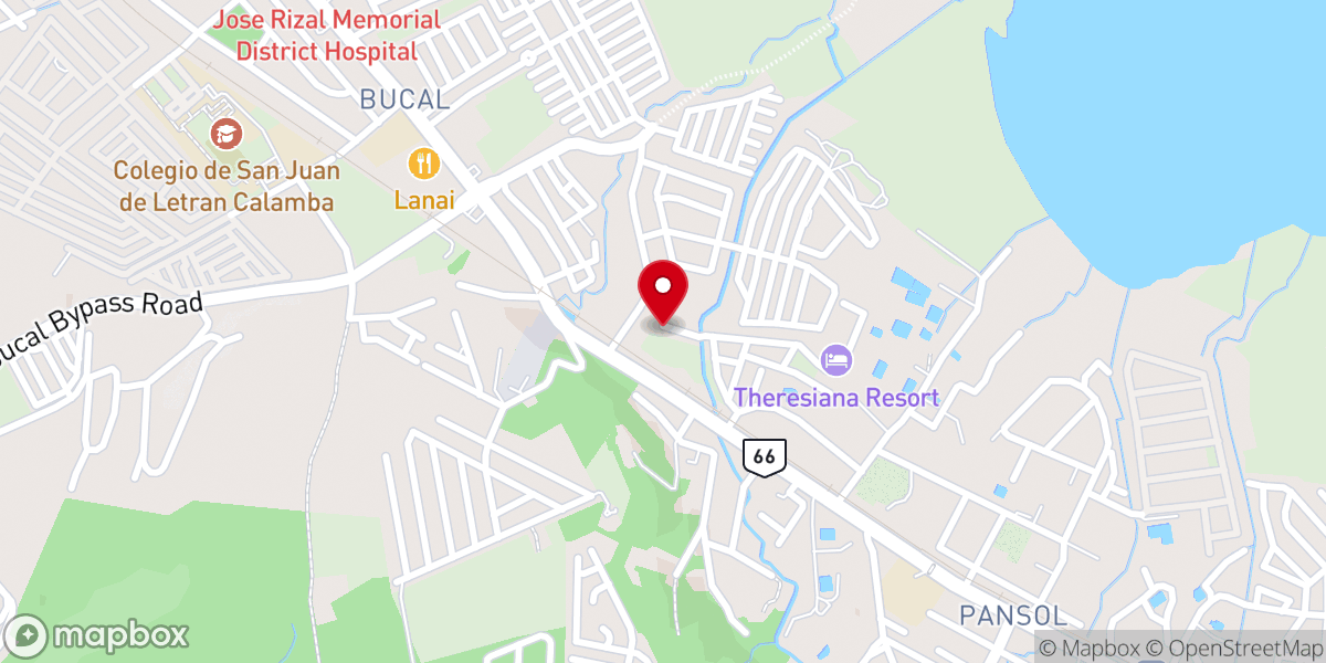 Map showing location of Harvesters Baptist Church
