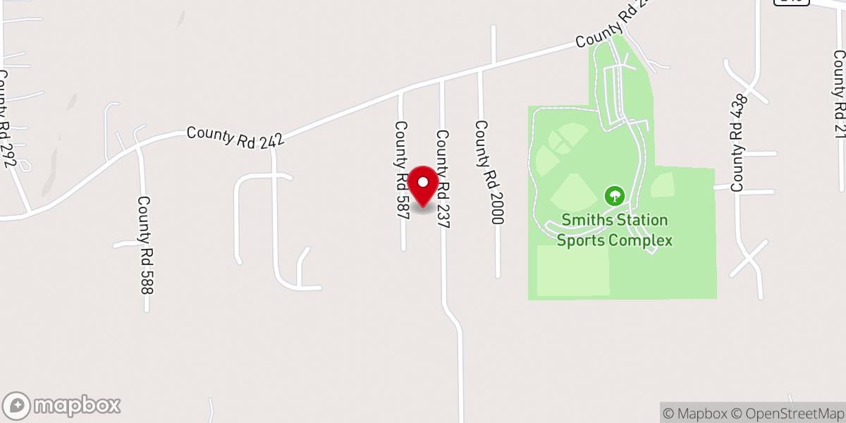 Map showing location of Community Church