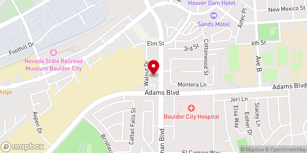 Map showing location of Faith Christian Church