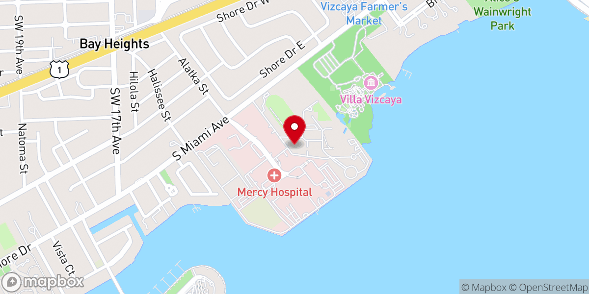 Map showing location of Saint Kieran Catholic Church