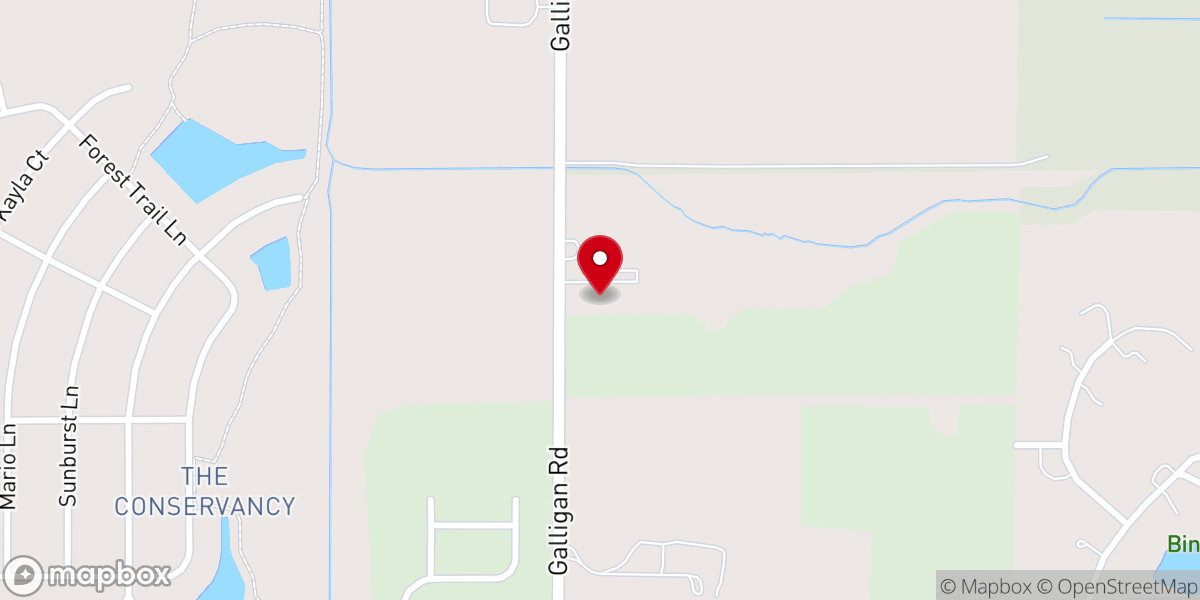 Map showing location of St Peter Lutheran Church