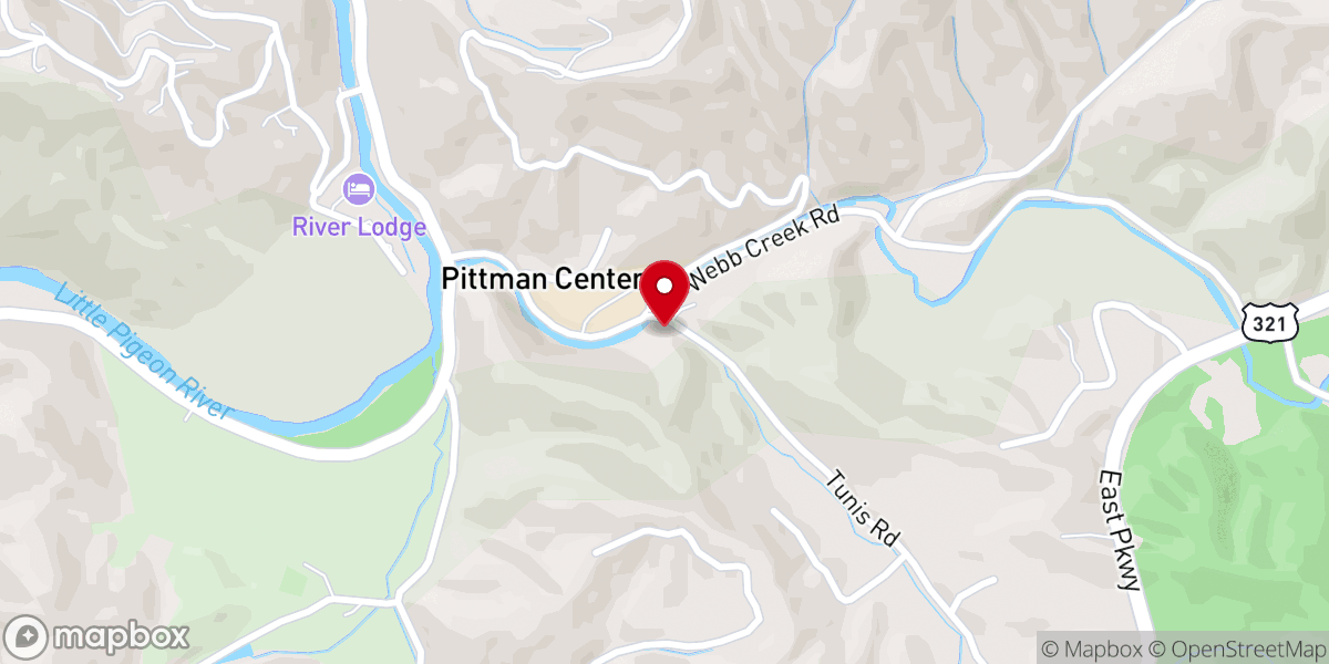 Map showing location of Burnett Memorial Methodist Church