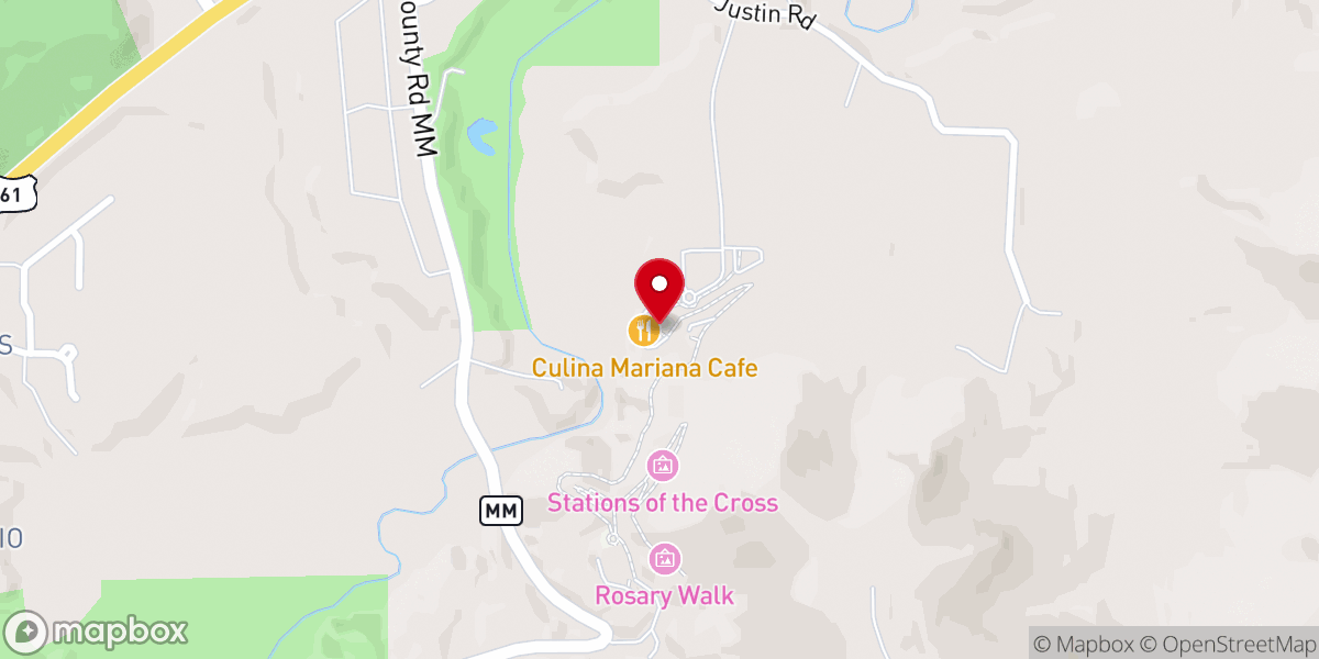 Map showing location of Rufus M Parker Ministries