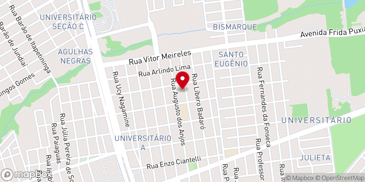 Map showing location of Paróquia Santa Rita de Cássia