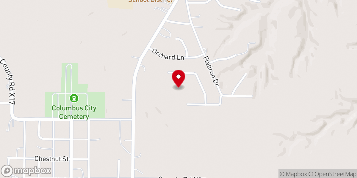 Map showing location of Carson Chin Baptist Church