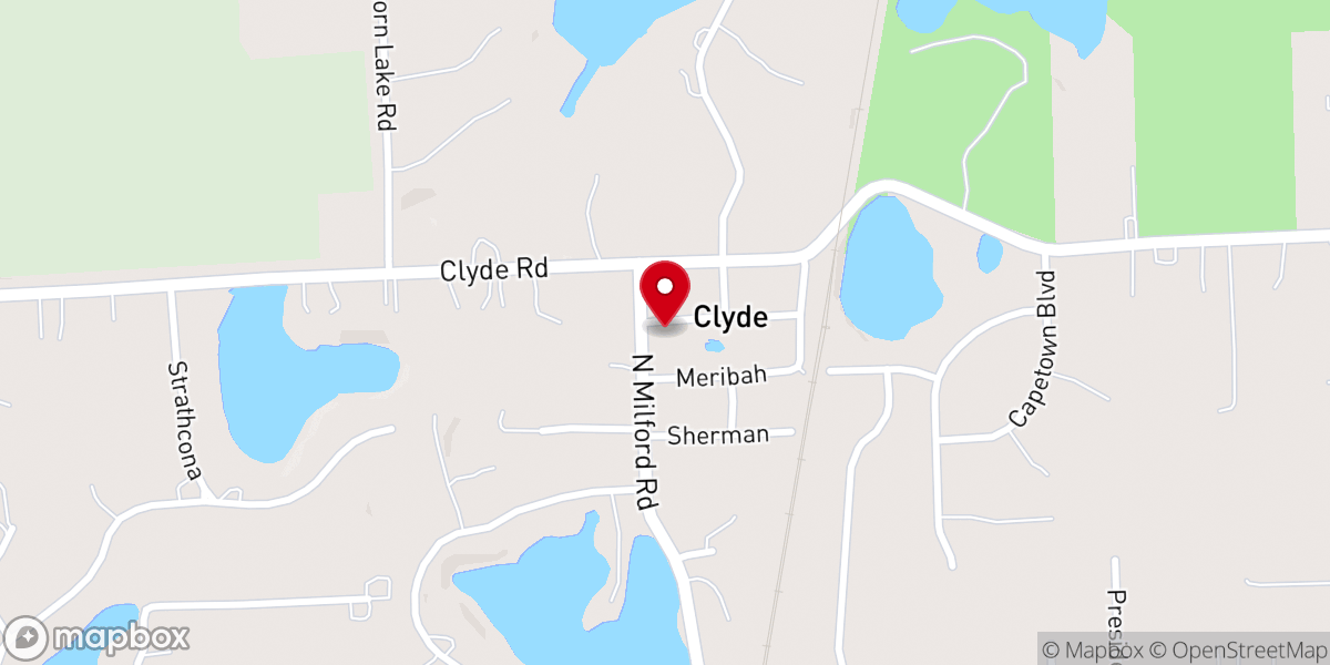 Map showing location of New Life Christian Fellowship