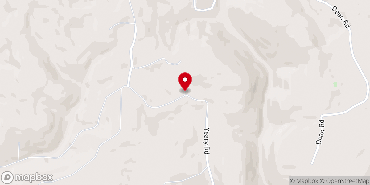 Map showing location of Chestnut Grove Church