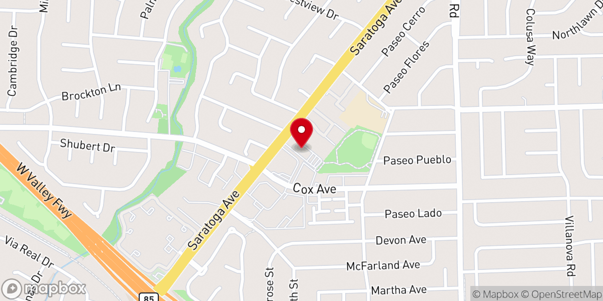 Map showing location of The Contemplative Center of Silicon Valley