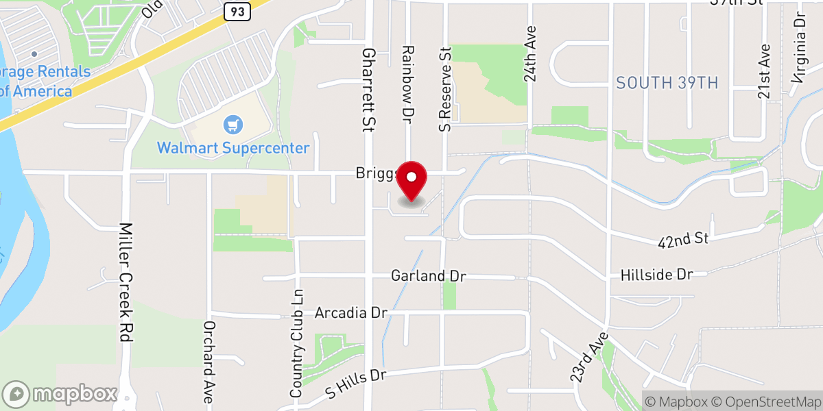 Map showing location of Living Savior Church & Preschool