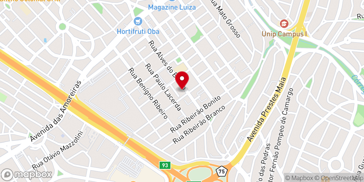 Map showing location of Igreja Batista Nova Campinas - IBANOVA