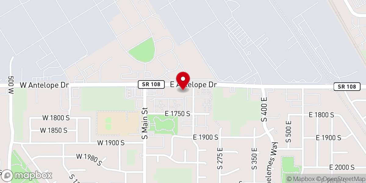 Map showing location of Agape Fellowship COGIC
