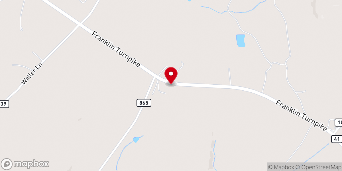 Map showing location of Gilfield Church