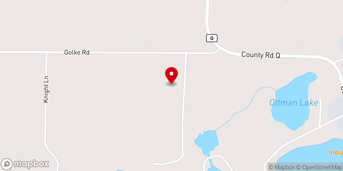 Map showing location of Camp Tamarack Baptist
