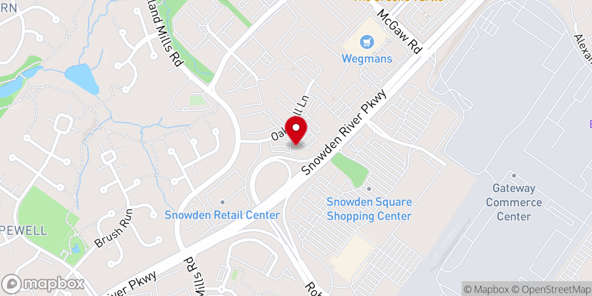Map showing location of Howard County Church of Christ