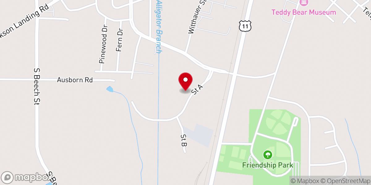 Map showing location of Heavenly Manna Ministries Inc