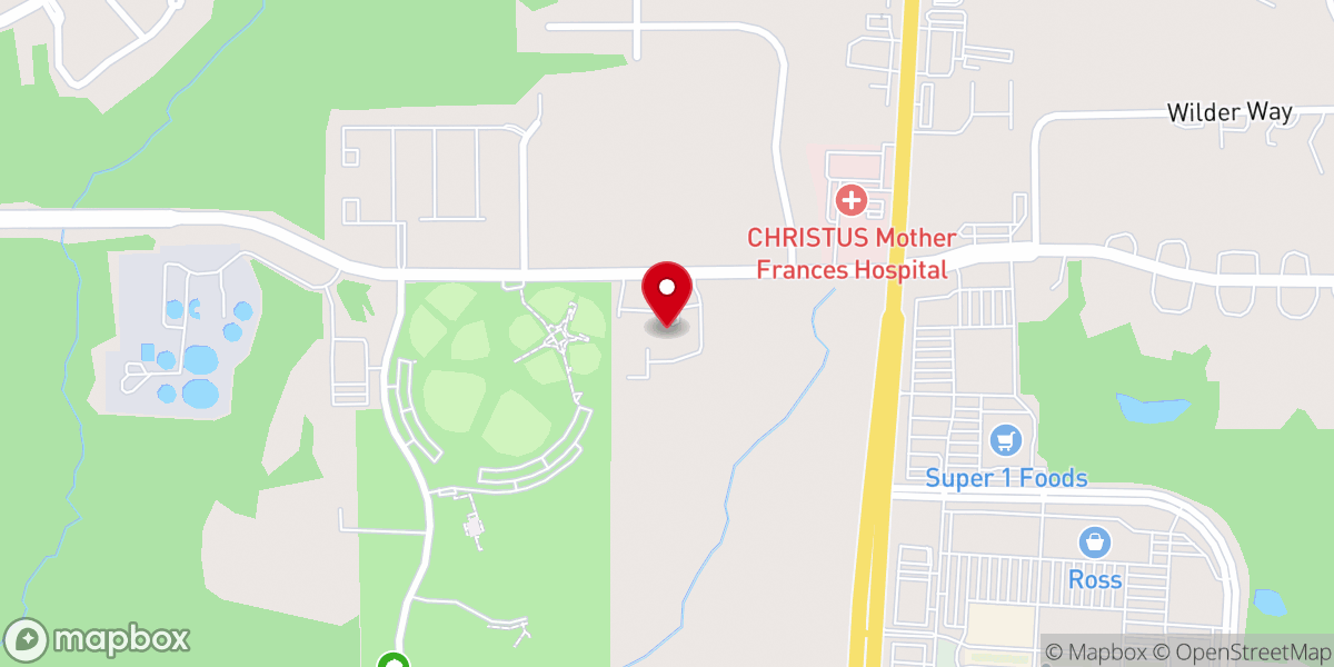 Map showing location of Dayspring Tyler