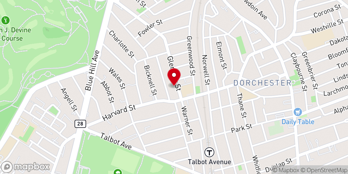 Map showing location of Church of God of Prophecy