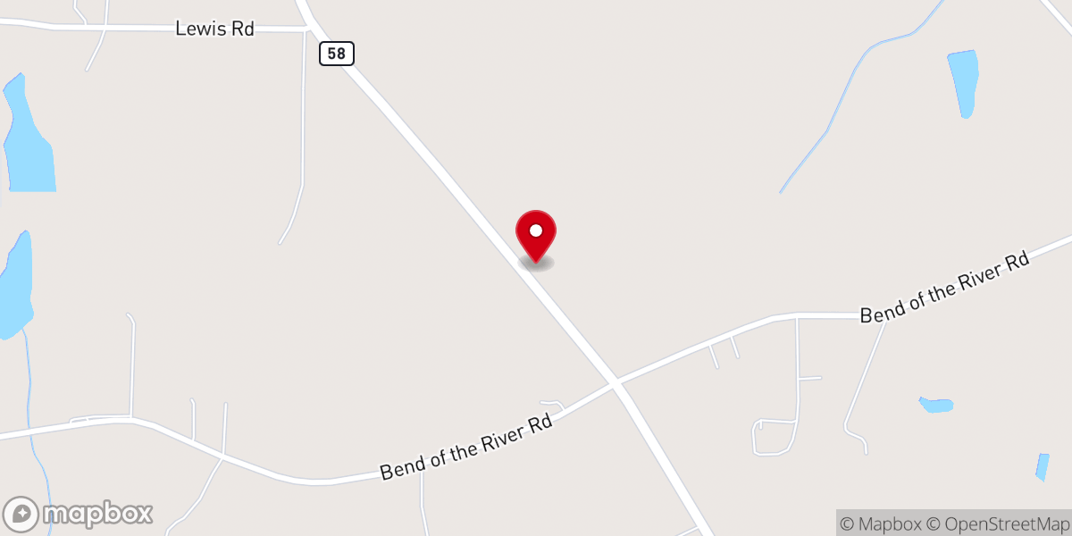 Map showing location of St James Church of Christ