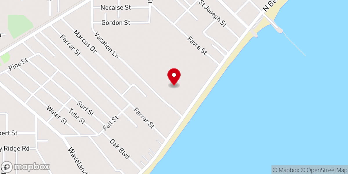 Map showing location of Saint Clare Catholic Church
