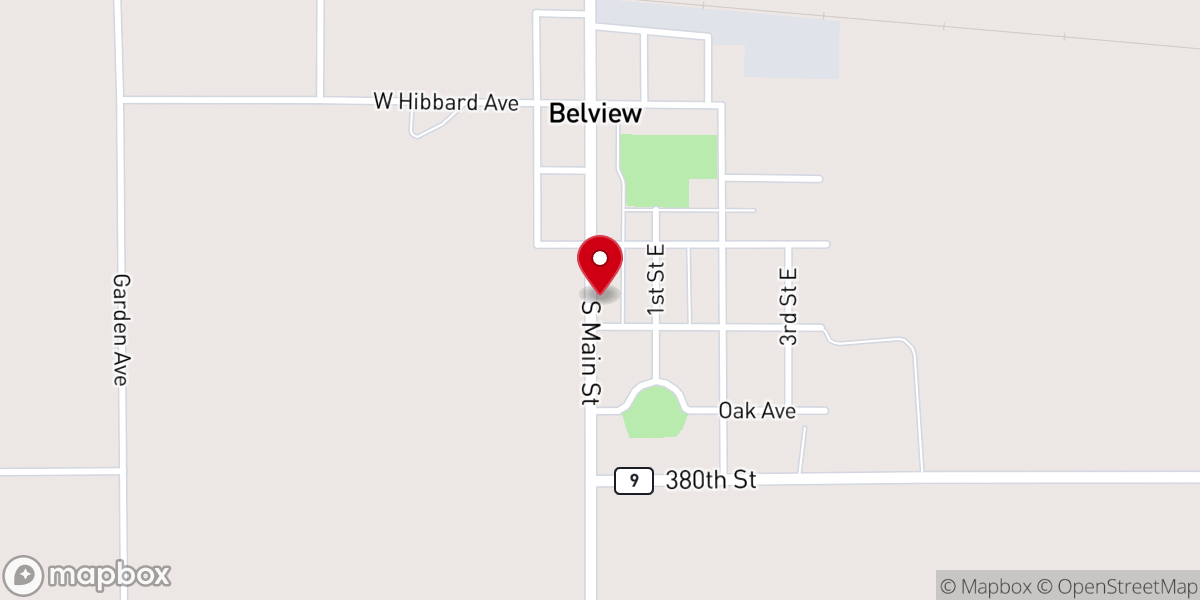 Map showing location of Our Savior's Lutheran Church