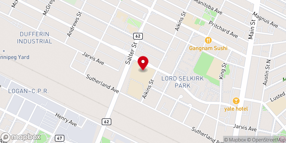 Map showing location of St. Michael Eritrean Orthodox Tewahdo Church