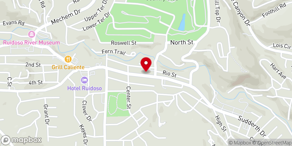 Map showing location of Win Place & Show Bar & Package Liquor Store