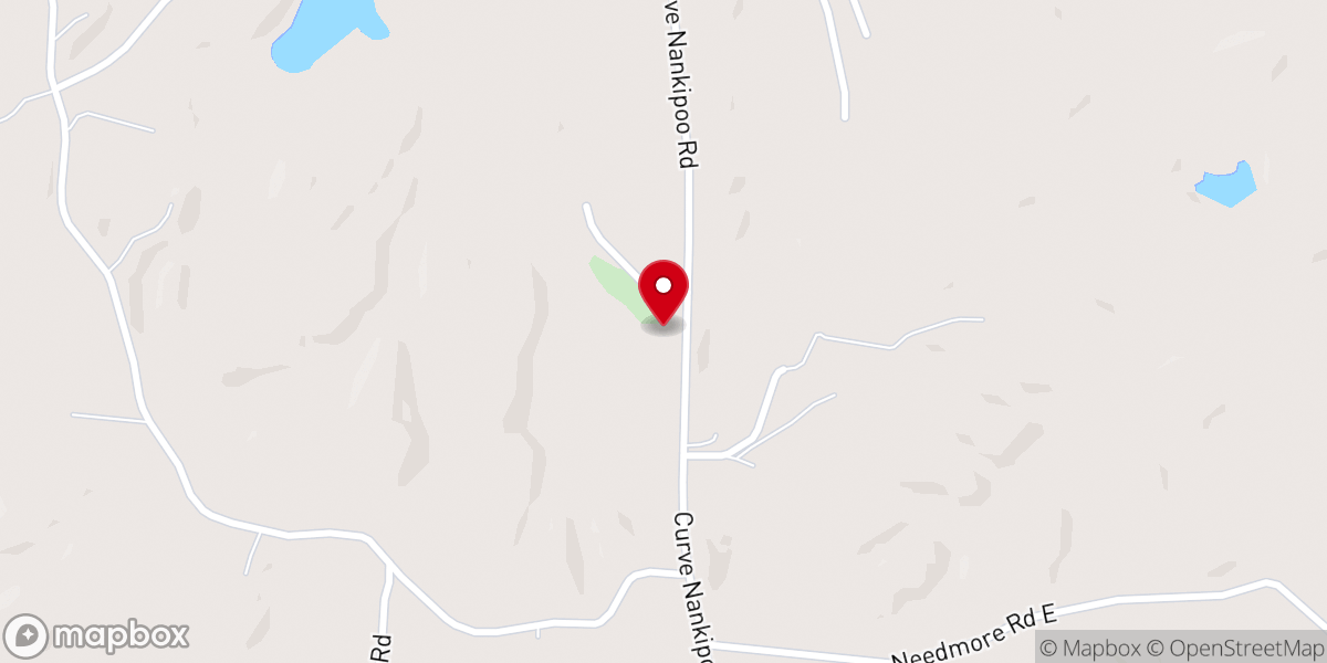 Map showing location of Enon Baptist Church