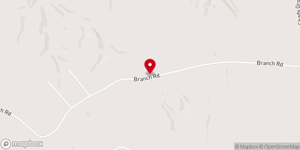 Map showing location of Branch Church of God