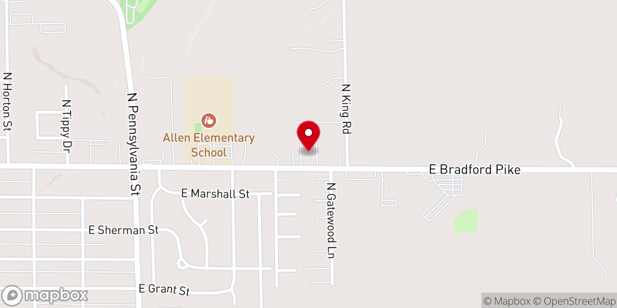 Map showing location of The Church of Jesus Christ of Latter-day Saints