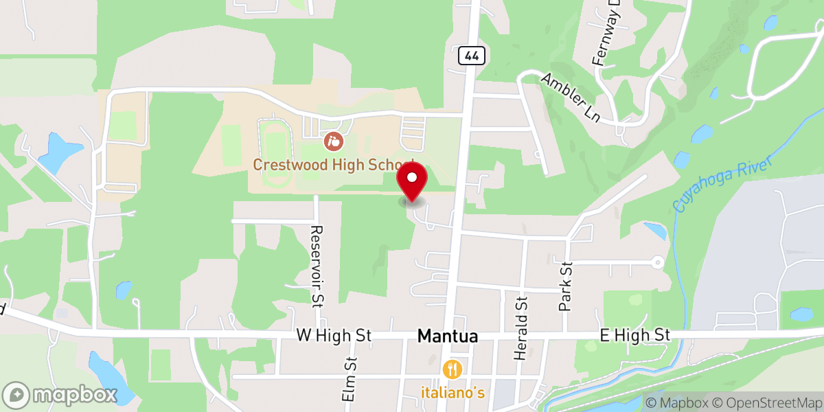 Map showing location of Riley Douglas E