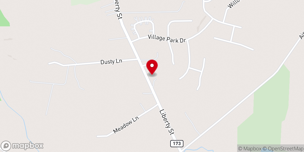Map showing location of Episcopal Church of the Epiphany