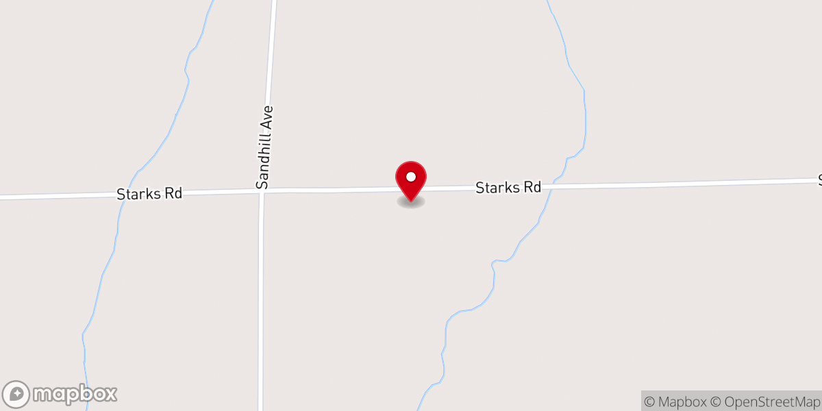 Map showing location of Unity Mennonite Church