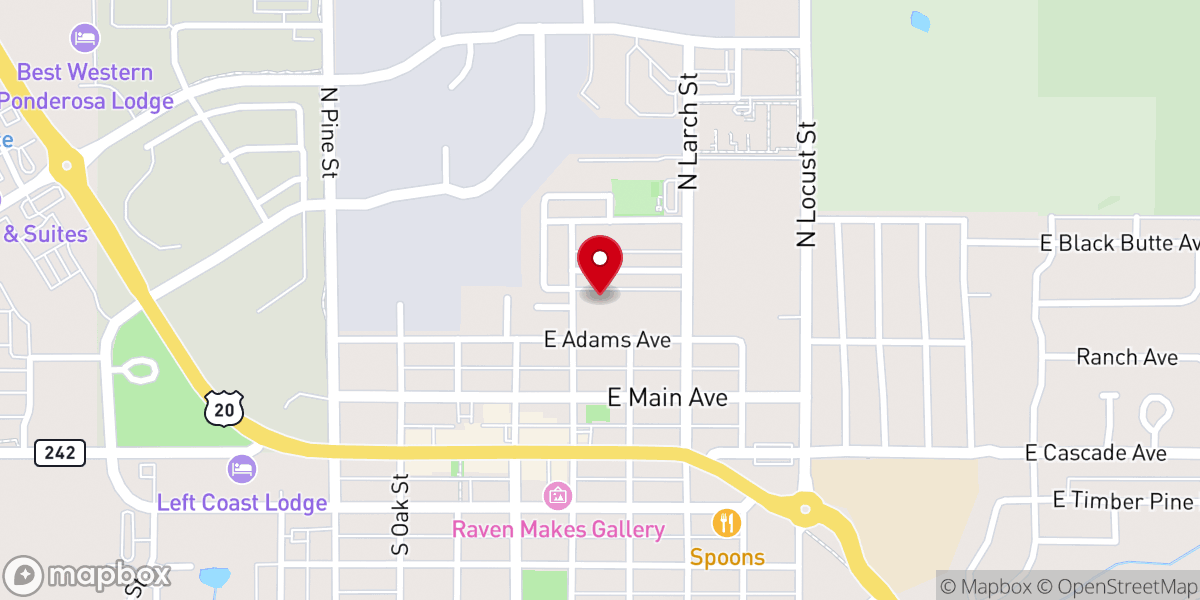 Map showing location of Shepherd of the Hills Lutheran Church