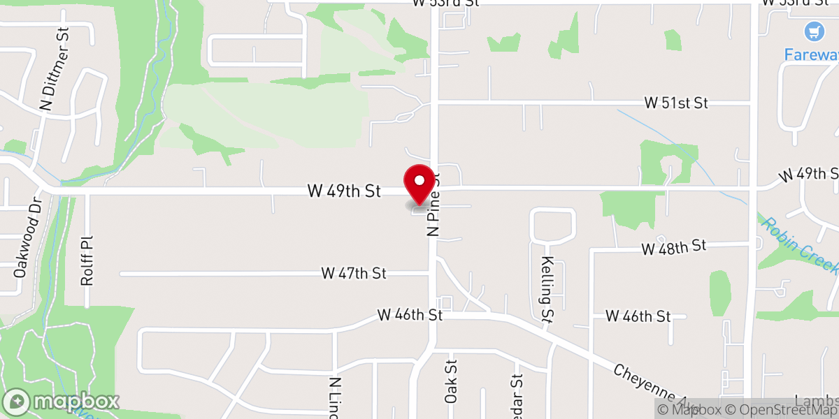 Map showing location of St. Nicholas the Wonderworker Orthodox Church