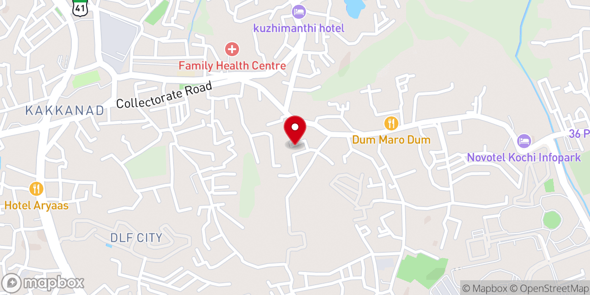 Map showing location of Bethel Sharon Fellowship Church Kakkanad