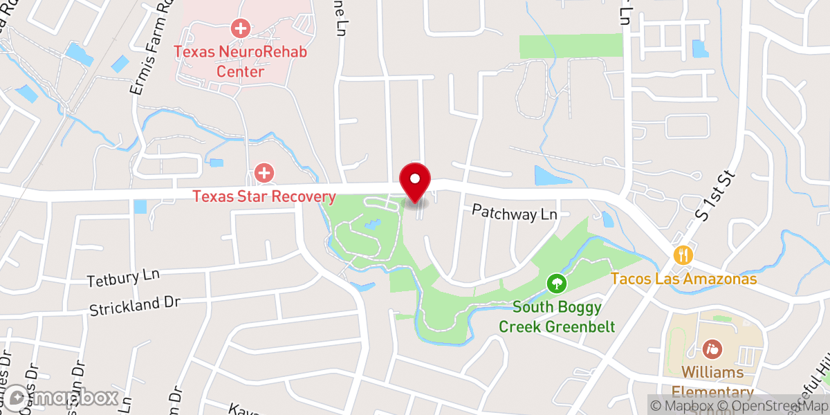 Map showing location of Living Faith Baptist Church