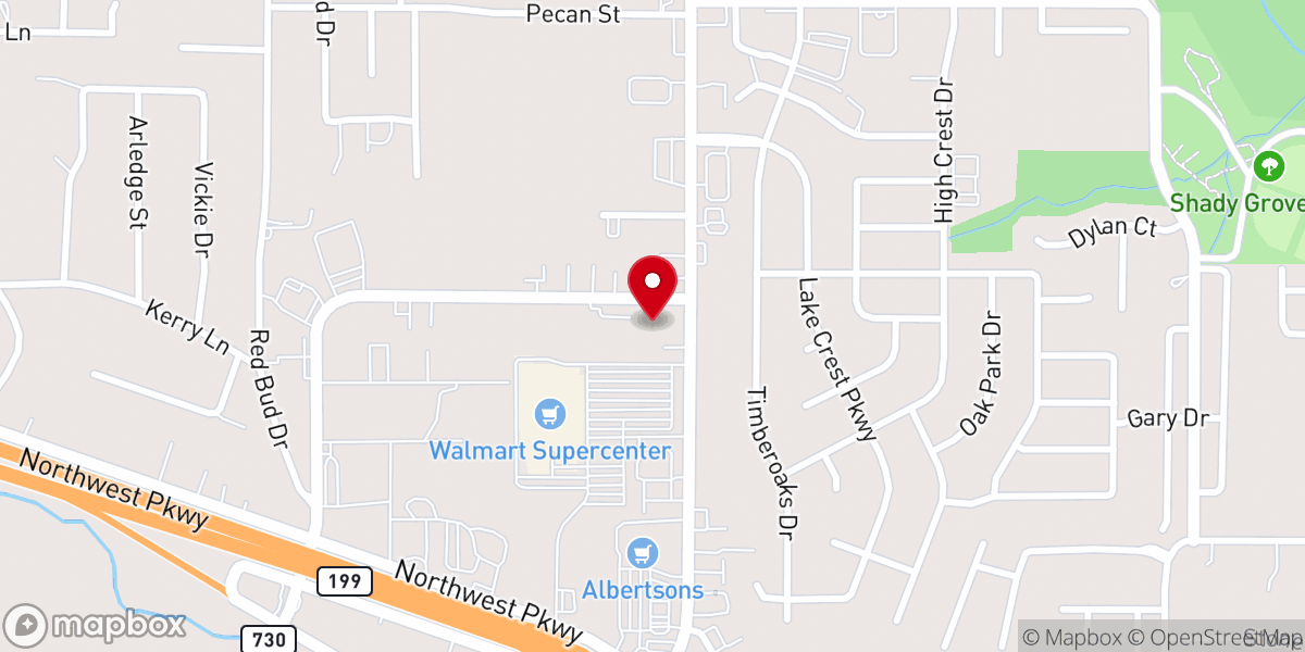 Map showing location of Victory Christian Center