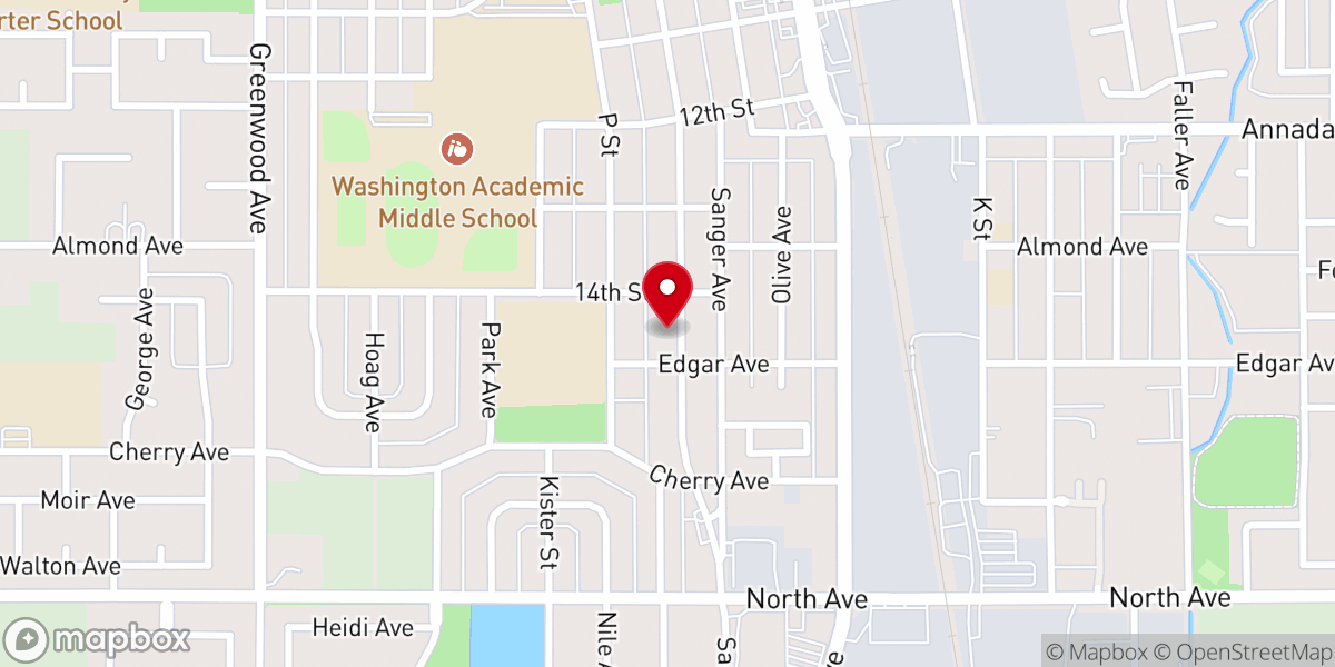Map showing location of Annadale Baptist Church